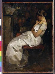 Niña de blanco, c.1889